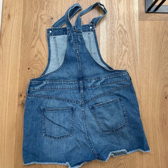 Madewell Denim Shorts Overalls - Picture 2 of 3